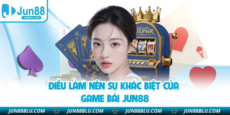 Điều làm nên sự khác biệt của game bài JUN88